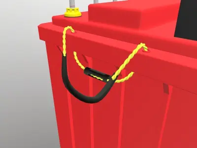 Car Battery 3D model