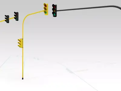 Traffic Lights 3D model