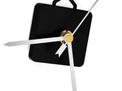 Wall clock mechanism Free 3D model