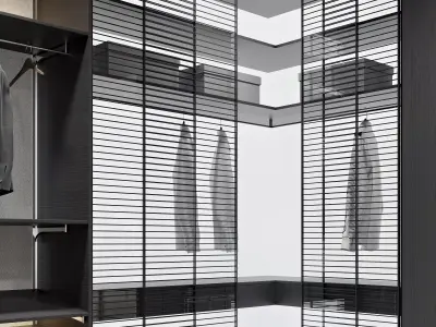 modern dressing room 3D model