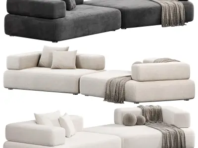 CHOLET Sectional Sofa 3D model