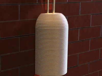 Modern Wall Light - Sconce - Porcelain - Lamp Free 3D model