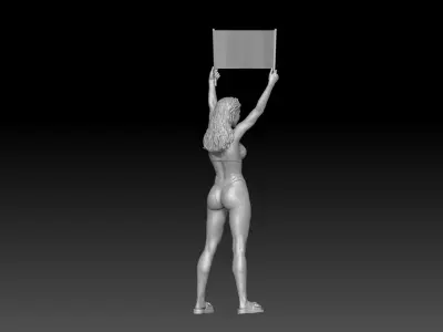 car wash girl 2025 2 3D print model