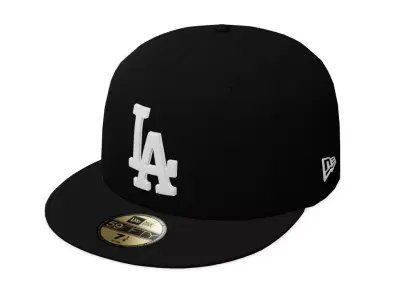 Los Angeles Dodger New Era Baseball Cap Low-poly 3D model