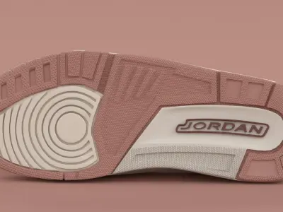 Air Jordan Legacy 312 Low Archaeo Brown Low-poly 3D model