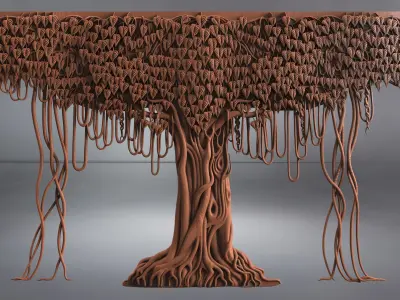 Buddha Botree for decoration 3D print model