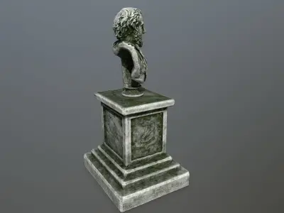 Marcus Aurelius  1 Low-poly 3D model