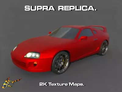 SUPRA REPLICA Low-poly 3D model