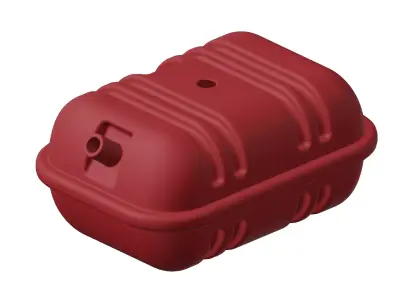 Plastic Truck Fuel Tank 3D model