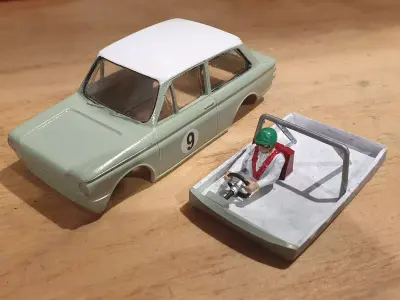 Hillman Imp Slot Car and Chassis 3D print model