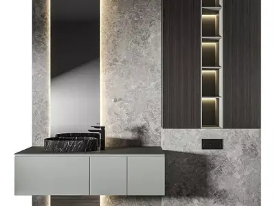 Luxury Bathroom 295 3D model