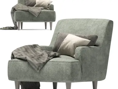 Roche Bobois green 03 3D model