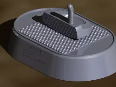 Golf Trophy Free 3D model