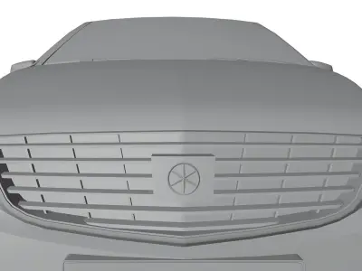 Small hatchback unbranded 3D model