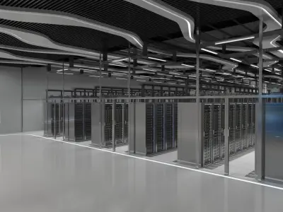 Data Server Center 3D model