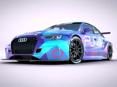 Audi RS3LMS 3D model