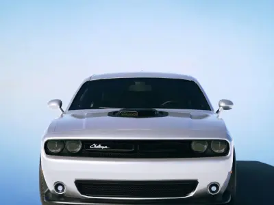 Dodge Challenger 392 HEMI Scat Pack 2015 Low-poly 3D model