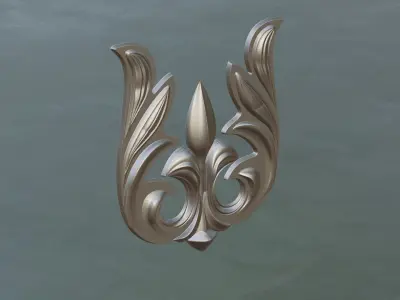 Flower Decor 3D print model 5