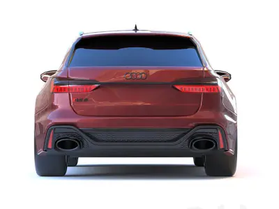 Audi rs6 avant 3D model