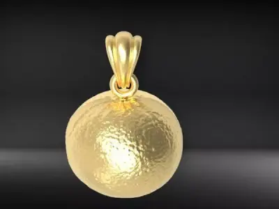 Orange pendant  3D print model