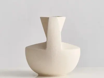 Modern conic Flower Vase 3D print model