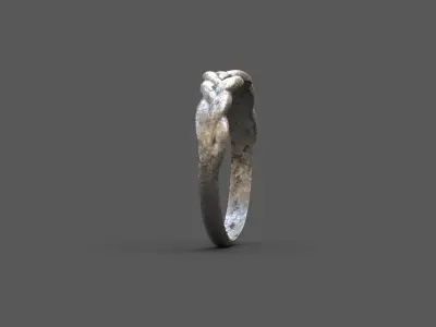 High-Quality 3D Ring Model Low-poly 3D model 4