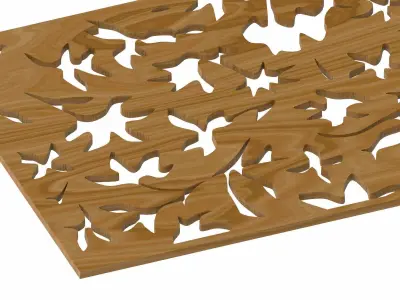 Decorative panel STL 3D model 3