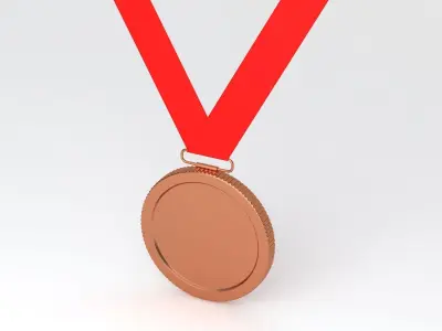 Copper Medal 3D model