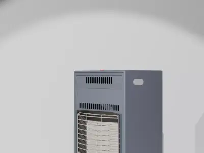 Heating system boiler 3D model