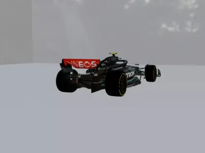Mercedes AMG Petronas Formula 1 special for Lewis Hamilton  3D model