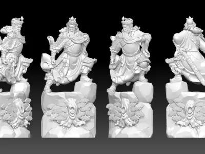 Guan Yu  3D print model