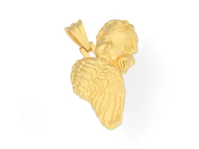 Angel Pendant Free 3D print model