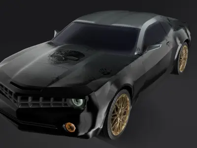 Car camaro 3D model 3D model