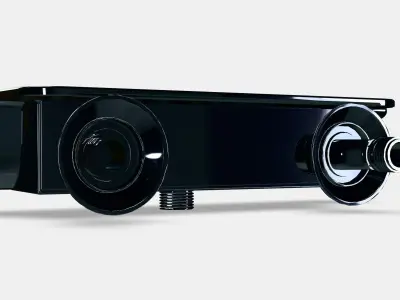 VOXNAN thermostatic mixer shower Low-poly 3D model