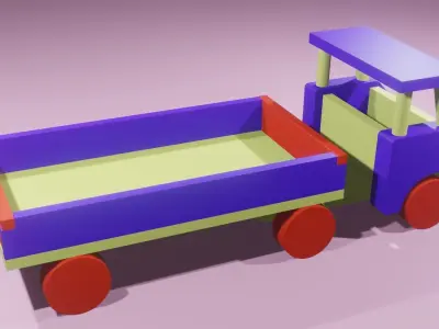 Truck toy 3D model