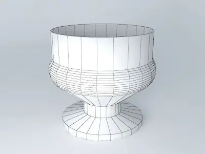 vaso granito granite vase Free 3D model