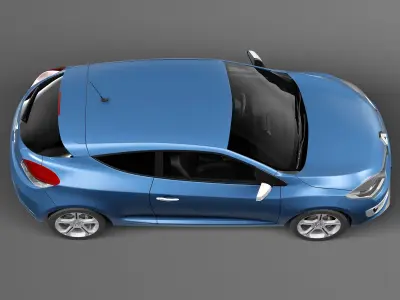 Renault Megane 3-door GT 2014 3D model