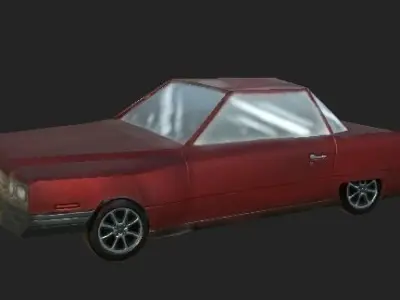 Low Poly Albany Manana Low-poly 3D model