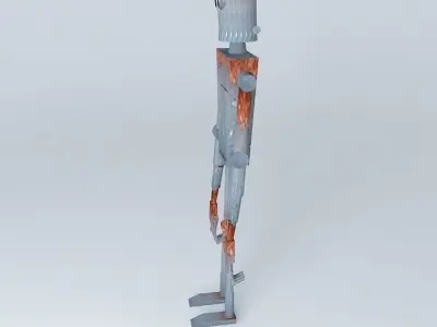 Rusted Robot Free 3D model