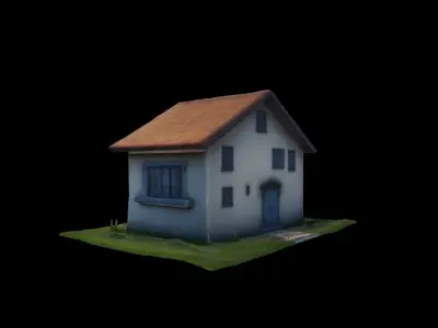 Luxury Fashionable Design  Home 3d Render 3D model