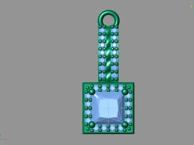 Women Pendants 3DM STL Pendant Renders Details 3D print model 3D print model