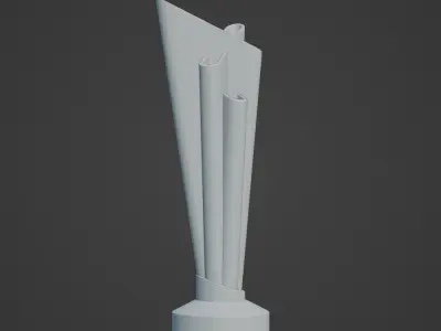 ICC T20 World Cup Trophy 3D model