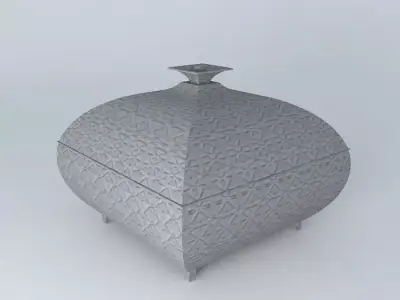 Chinese Urn chinese urn ornament decor Free 3D model