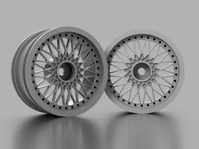 RC Rim BBS RS replica - scale 1-10 3D print model