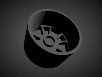 Fifteen52 Outlaw 001 scalable and Printable rim 3D print model