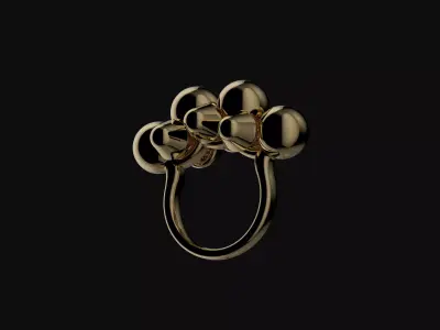 CLASH - RING - EXTRA LARGE 3D print model