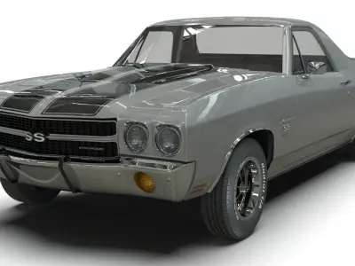 Chevrolet El Camino SS 396 SS  1970 3D model