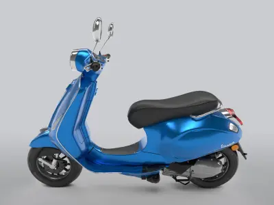 Vespa Low-poly 3D model