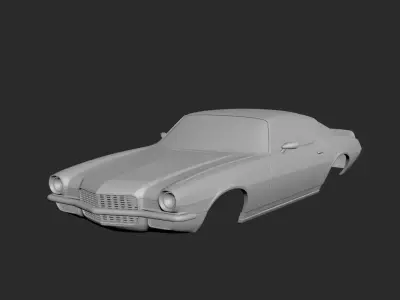 Chevrolet Camaro 1970 Body For Print 3D print model