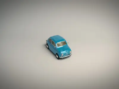 Low Poly City Car 05 Low-poly 3D model